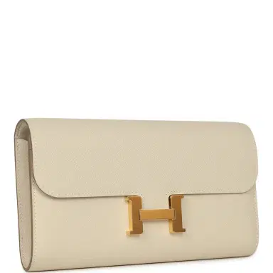 HERMÈS Hermes Constance Wallet To Go Craie Epsom Gold Hardware | Thumbnail 2 HERMÈS Hermes Constance Wallet To Go Craie Epsom Gold Hardware | Thumbnail 2