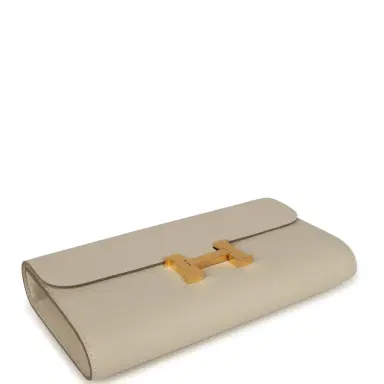 HERMÈS Hermes Constance Wallet To Go Craie Epsom Gold Hardware | Thumbnail 5 HERMÈS Hermes Constance Wallet To Go Craie Epsom Gold Hardware | Thumbnail 5