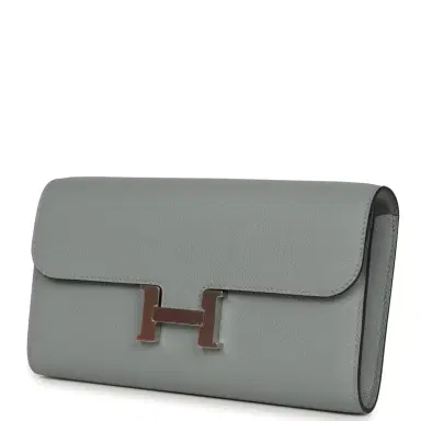 HERMÈS Hermes Constance Wallet To Go Gris Pantin Evercolor Palladium Hardware | Thumbnail 5 HERMÈS Hermes Constance Wallet To Go Gris Pantin Evercolor Palladium Hardware | Thumbnail 5