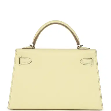 HERMÈS Hermes Kelly Sellier 20 Jaune Milton Epsom Palladium Hardware | Thumbnail 4 HERMÈS Hermes Kelly Sellier 20 Jaune Milton Epsom Palladium Hardware | Thumbnail 4