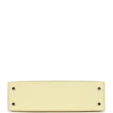 HERMÈS Hermes Kelly Sellier 20 Jaune Milton Epsom Palladium Hardware | Thumbnail 6 HERMÈS Hermes Kelly Sellier 20 Jaune Milton Epsom Palladium Hardware | Thumbnail 6