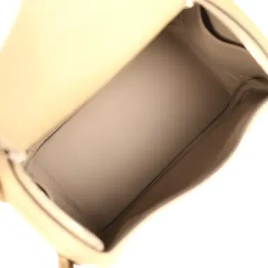 HERMÈS Hermes Mini Lindy II Trench Verso Clemence Palladium Hardware | Thumbnail 9 HERMÈS Hermes Mini Lindy II Trench Verso Clemence Palladium Hardware | Thumbnail 9