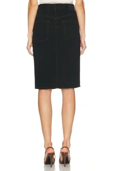 Saint Laurent Denim Midi Skirt | Thumbnail 4 Saint Laurent Denim Midi Skirt | Thumbnail 4