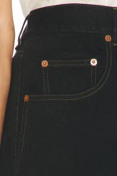 Saint Laurent Denim Midi Skirt | Thumbnail 6 Saint Laurent Denim Midi Skirt | Thumbnail 6