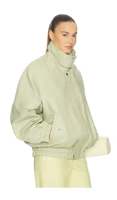 Helsa The Oversized Leather Bomber | Thumbnail 6 Helsa The Oversized Leather Bomber | Thumbnail 6