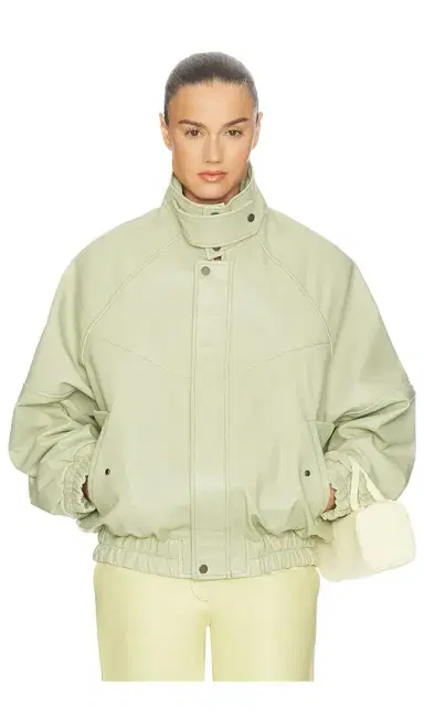 Helsa The Oversized Leather Bomber | Thumbnail 7 Helsa The Oversized Leather Bomber | Thumbnail 7