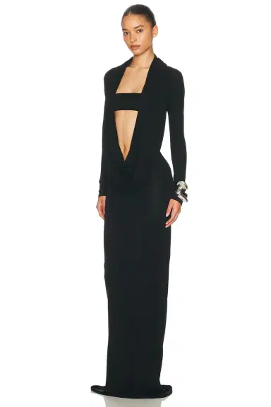 Helsa Svetlana Jersey Gown | Thumbnail 4 Helsa Svetlana Jersey Gown | Thumbnail 4