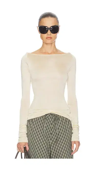 Helsa Slinky Jersey Off The Shoulder Top | Thumbnail 5 Helsa Slinky Jersey Off The Shoulder Top | Thumbnail 5