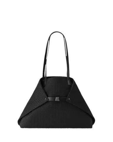 Akris Ai Medium Techno Fabric Shoulder Bag | Thumbnail 1 Akris Ai Medium Techno Fabric Shoulder Bag | Thumbnail 1