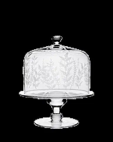 William Yeoward Crystal Fern Cake Stand & Dome | Thumbnail 2 William Yeoward Crystal Fern Cake Stand & Dome | Thumbnail 2