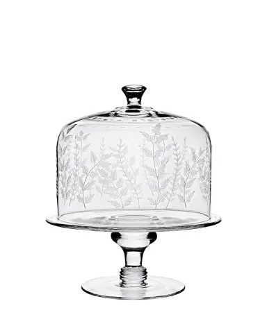 William Yeoward Crystal Fern Cake Stand & Dome | Thumbnail 1 William Yeoward Crystal Fern Cake Stand & Dome | Thumbnail 1