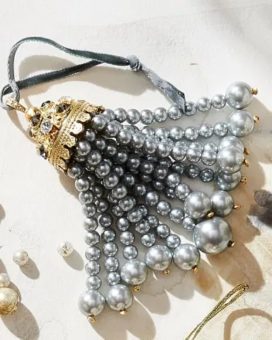 Joanna Buchanan Hanging Pearly Tassel Ornament | Thumbnail 4 Joanna Buchanan Hanging Pearly Tassel Ornament | Thumbnail 4