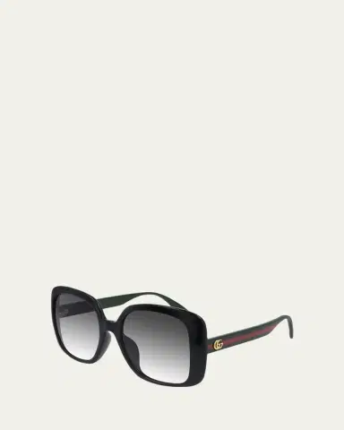 Gucci Square Web Arms Sunglasses | Thumbnail 2 Gucci Square Web Arms Sunglasses | Thumbnail 2