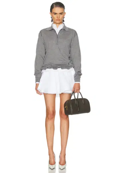 Stella McCartney Poplin Peplum Top | Thumbnail 4 Stella McCartney Poplin Peplum Top | Thumbnail 4