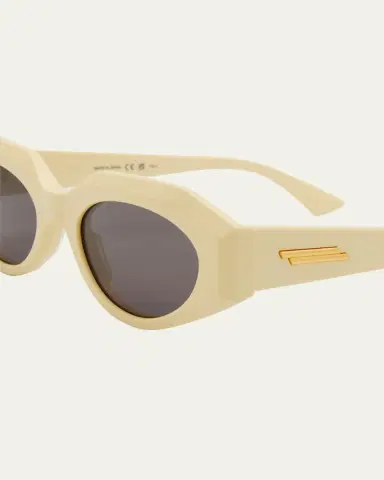 Bottega Veneta Round Acetate Sunglasses | Thumbnail 4 Bottega Veneta Round Acetate Sunglasses | Thumbnail 4
