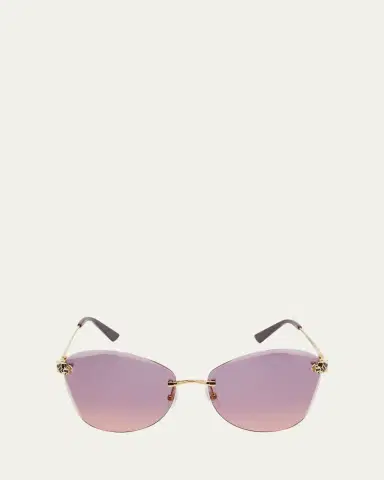 Cartier Panther Metal Butterfly Sunglasses | Thumbnail 6 Cartier Panther Metal Butterfly Sunglasses | Thumbnail 6
