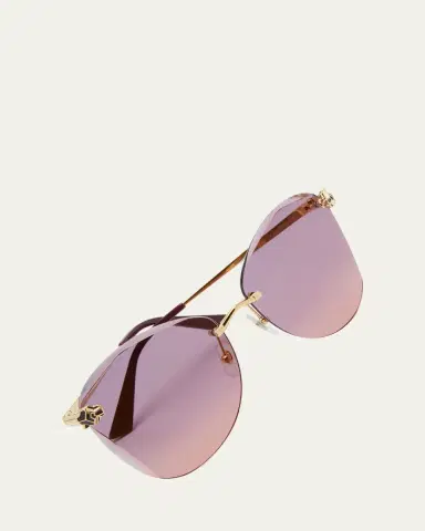 Cartier Panther Metal Butterfly Sunglasses | Thumbnail 10 Cartier Panther Metal Butterfly Sunglasses | Thumbnail 10