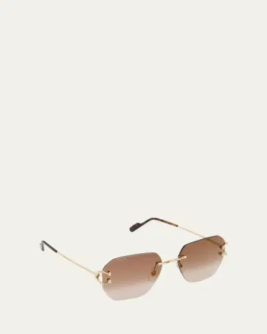 Cartier Rimless Square Metal Sunglasses | Thumbnail 2 Cartier Rimless Square Metal Sunglasses | Thumbnail 2