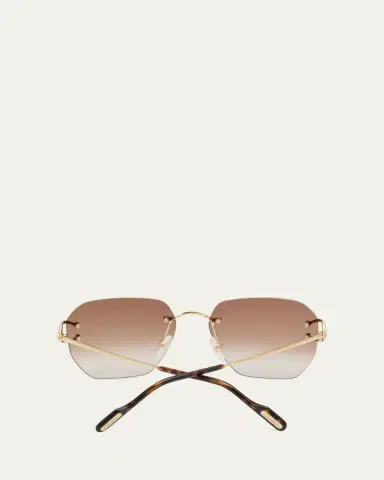 Cartier Rimless Square Metal Sunglasses | Thumbnail 4 Cartier Rimless Square Metal Sunglasses | Thumbnail 4