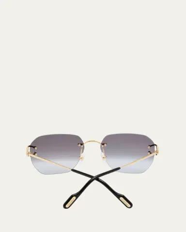 Cartier Rimless Square Metal Sunglasses | Thumbnail 9 Cartier Rimless Square Metal Sunglasses | Thumbnail 9