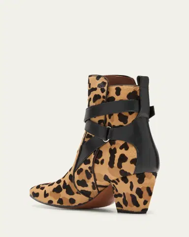 Alaïa Leopard Buckle Ankle Booties | Thumbnail 4 Alaïa Leopard Buckle Ankle Booties | Thumbnail 4