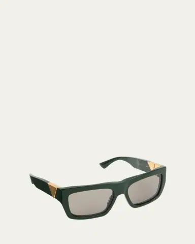 Bottega Veneta Acetate & Metal Rectangle Sunglasses | Thumbnail 2 Bottega Veneta Acetate & Metal Rectangle Sunglasses | Thumbnail 2