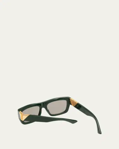 Bottega Veneta Acetate & Metal Rectangle Sunglasses | Thumbnail 3 Bottega Veneta Acetate & Metal Rectangle Sunglasses | Thumbnail 3