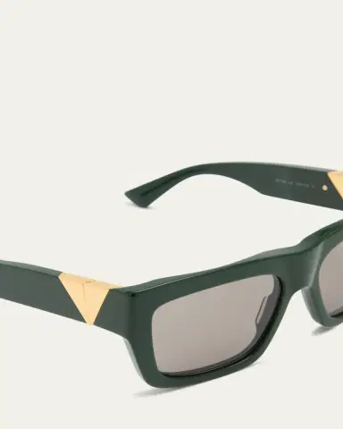 Bottega Veneta Acetate & Metal Rectangle Sunglasses | Thumbnail 4 Bottega Veneta Acetate & Metal Rectangle Sunglasses | Thumbnail 4