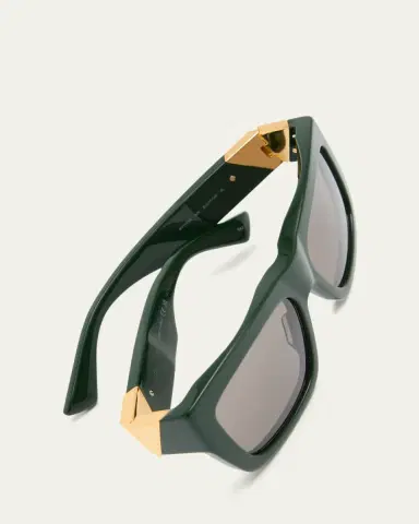 Bottega Veneta Acetate & Metal Rectangle Sunglasses | Thumbnail 5 Bottega Veneta Acetate & Metal Rectangle Sunglasses | Thumbnail 5