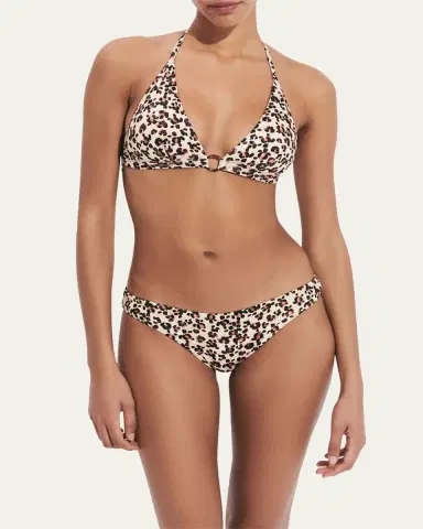 Vilebrequin Turtles Leopard Jersey Bikini Top | Thumbnail 2 Vilebrequin Turtles Leopard Jersey Bikini Top | Thumbnail 2