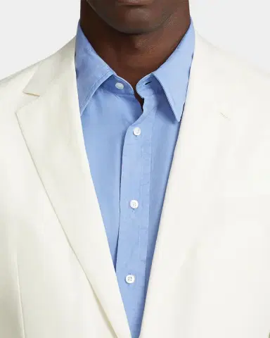 Ralph Lauren Purple Label Men's Hadley Hand-Tailored Silk-Linen Jacket | Thumbnail 9 Ralph Lauren Purple Label Men's Hadley Hand-Tailored Silk-Linen Jacket | Thumbnail 9