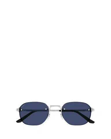 Cartier Men's CT0459SM Rimless Metal Round Sunglasses | Thumbnail 1 Cartier Men's CT0459SM Rimless Metal Round Sunglasses | Thumbnail 1