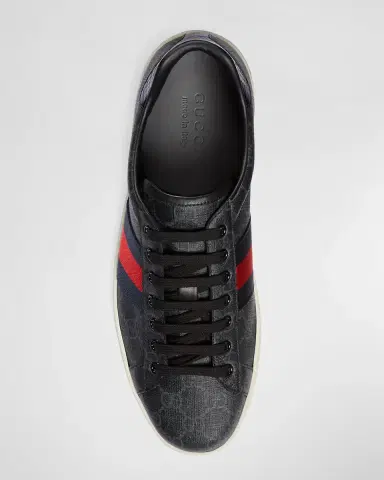Gucci Men's Ace GG Supreme Sneakers | Thumbnail 4 Gucci Men's Ace GG Supreme Sneakers | Thumbnail 4