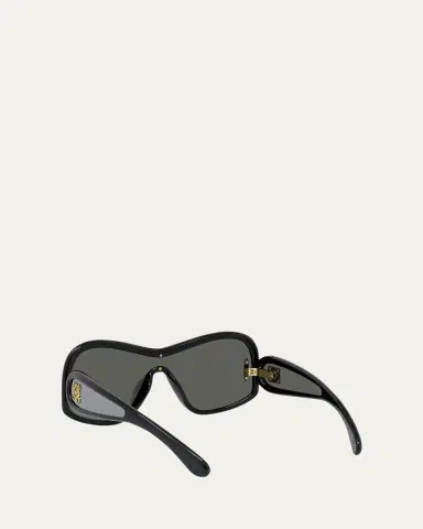Loewe Anagram Mirrored Acetate Shield Sunglasses | Thumbnail 3 Loewe Anagram Mirrored Acetate Shield Sunglasses | Thumbnail 3