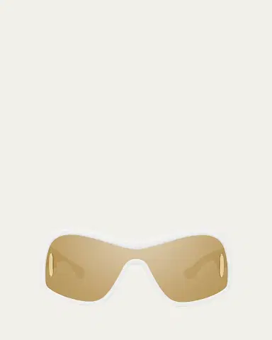 Loewe Anagram Mirrored Acetate Shield Sunglasses | Thumbnail 4 Loewe Anagram Mirrored Acetate Shield Sunglasses | Thumbnail 4