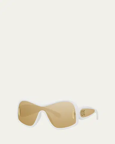 Loewe Anagram Mirrored Acetate Shield Sunglasses | Thumbnail 5 Loewe Anagram Mirrored Acetate Shield Sunglasses | Thumbnail 5