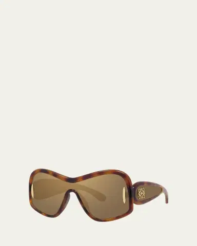 Loewe Anagram Mirrored Acetate Shield Sunglasses | Thumbnail 8 Loewe Anagram Mirrored Acetate Shield Sunglasses | Thumbnail 8