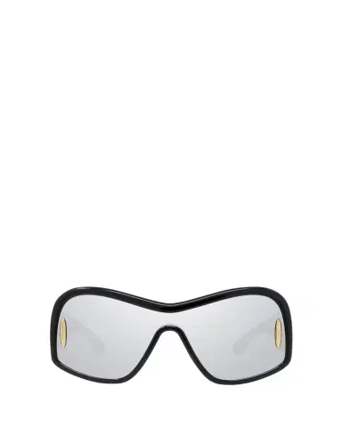 Loewe Anagram Mirrored Acetate Shield Sunglasses | Thumbnail 1 Loewe Anagram Mirrored Acetate Shield Sunglasses | Thumbnail 1