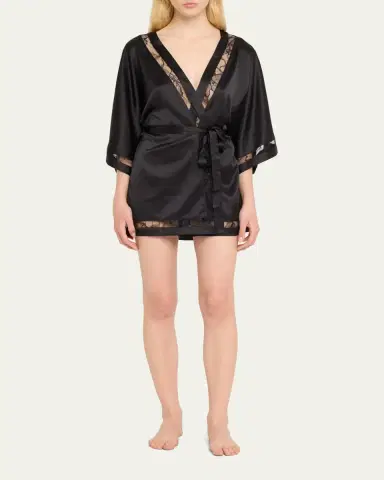 Lise Charmel Adorable En Sexy Lace-Inset Mini Kimono | Thumbnail 2 Lise Charmel Adorable En Sexy Lace-Inset Mini Kimono | Thumbnail 2