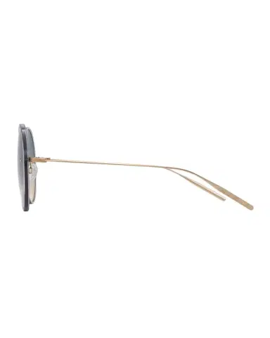 BARTON PERREIRA Rigby Golden Titanium & Acetate Round Sunglasses | Thumbnail 1 BARTON PERREIRA Rigby Golden Titanium & Acetate Round Sunglasses | Thumbnail 1