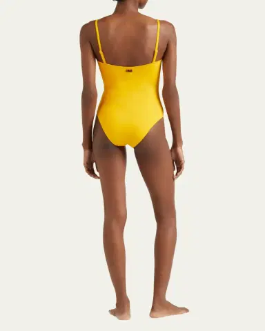 Vilebrequin Solid Sculpt Bandeau One-Piece Swimsuit | Thumbnail 5 Vilebrequin Solid Sculpt Bandeau One-Piece Swimsuit | Thumbnail 5