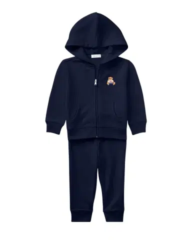 Polo Ralph Lauren Atlantic French Terry Jogger Set, Size 3M-24M | Thumbnail 1 Polo Ralph Lauren Atlantic French Terry Jogger Set, Size 3M-24M | Thumbnail 1