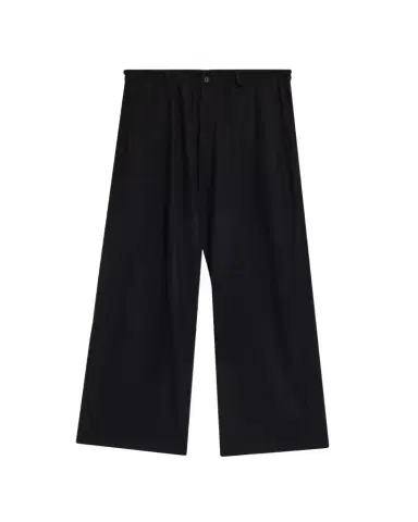 Yohji Yamamoto Men's Wool Jersey Pants | Thumbnail 1 Yohji Yamamoto Men's Wool Jersey Pants | Thumbnail 1