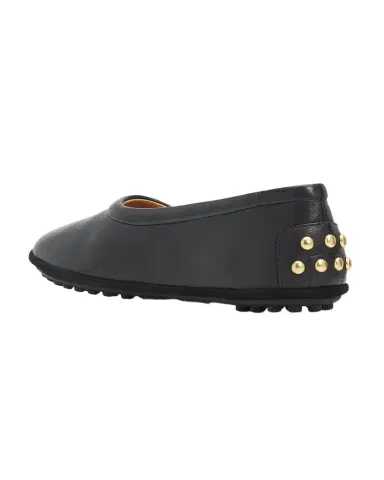 Tod's Studded Nappa Leather Ballerina Flats | Thumbnail 1 Tod's Studded Nappa Leather Ballerina Flats | Thumbnail 1