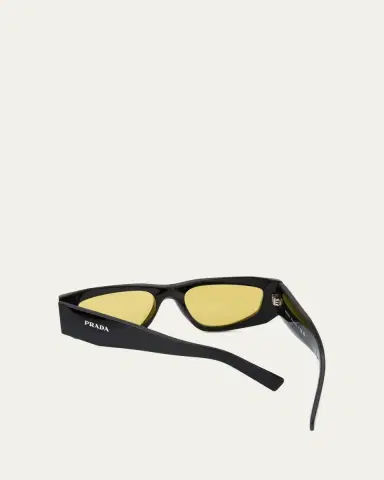 Prada Symbole Acetate Geometric Sunglasses | Thumbnail 2 Prada Symbole Acetate Geometric Sunglasses | Thumbnail 2