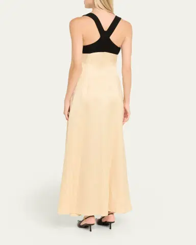 Rosie Assoulin Button-Down Linen Jacquard Maxi Dress | Thumbnail 3 Rosie Assoulin Button-Down Linen Jacquard Maxi Dress | Thumbnail 3