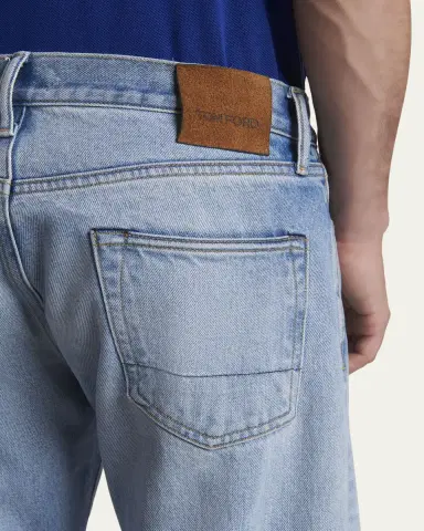 Tom Ford Men's Straight Five-Pocket Jeans | Thumbnail 5 Tom Ford Men's Straight Five-Pocket Jeans | Thumbnail 5
