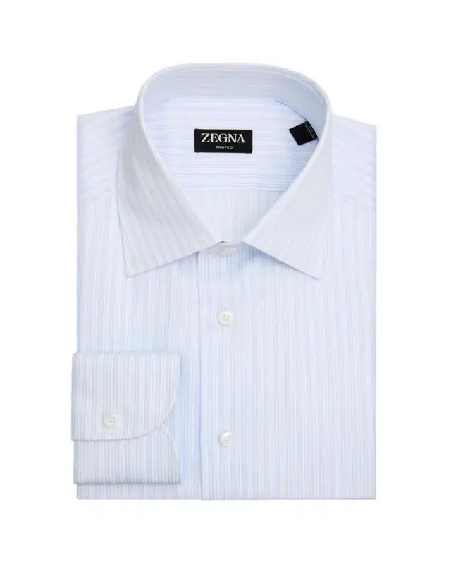 Men's Striped Trofeo Cotton Dress Shirt Men's Striped Trofeo Cotton Dress Shirt
