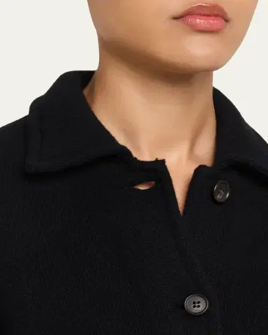 Lisa Yang Ulva Cashmere Collared Cardigan | Thumbnail 5 Lisa Yang Ulva Cashmere Collared Cardigan | Thumbnail 5