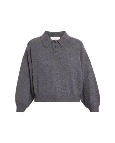 Lisa Yang Etta Cashmere Polo Sweater | Thumbnail 1 Lisa Yang Etta Cashmere Polo Sweater | Thumbnail 1